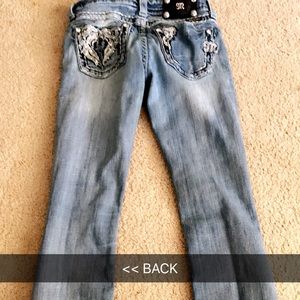 size 25 boot cut miss me